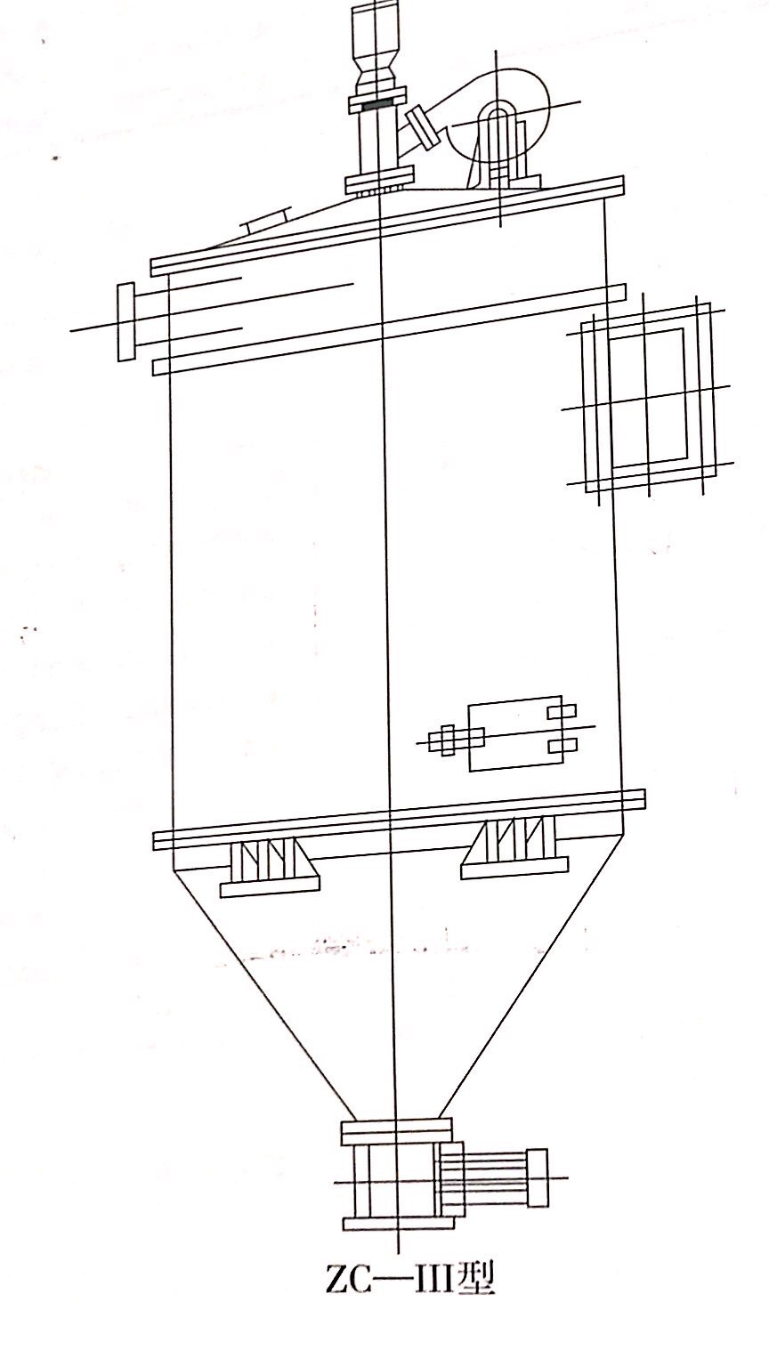 ZC-Ⅱ/Ⅲ型機械回轉(zhuǎn)反吹扁袋除塵器